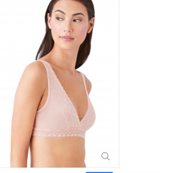 Wacoal b.tempt’d Net Perfection Bralette Blush Large - Picture 3 of 11